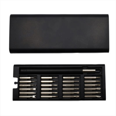 Отвертка с набором из 24 насадок ProTip, чёрная