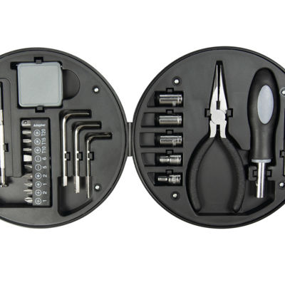 Набор инструментов в форме колеса TORQ, черный