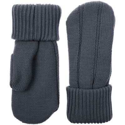 Варежки Knit Beat, темно-серые, размер L/XL