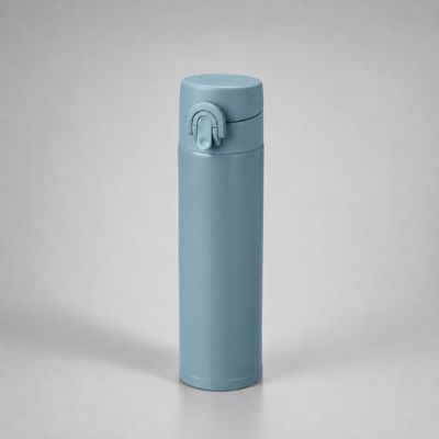 Вакуумная герметичная термокружка Inter, антрацит, нерж. сталь