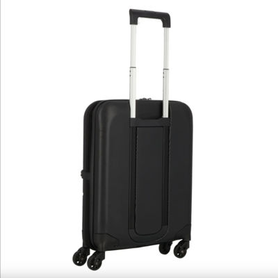 Чемодан складной Rollink FLEX LIGHT 55x40x20 см, 4 колеса, черный