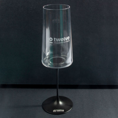 Хрустальный бокал для игристого вина на магните Trebonn SplitGlass, 2 шт, 320 мл