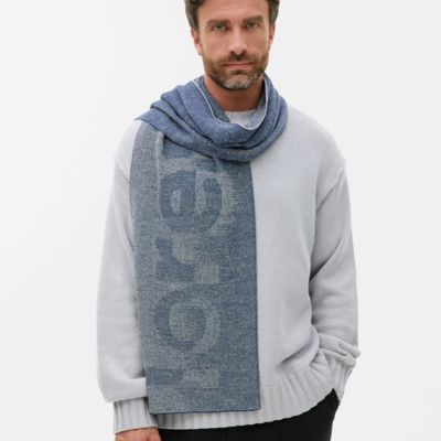 Шарф Denim XXL на заказ, полушерсть