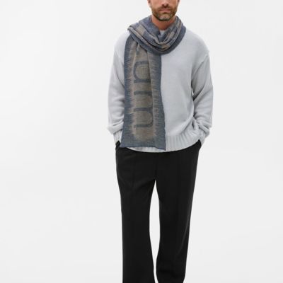Шарф Denim XXL на заказ, полушерсть