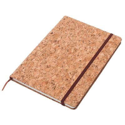 Блокнот в клетку Robledo 145x210/80 стр., коричневый