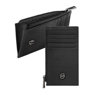 Картхолдер на молнии Double B Saffiano