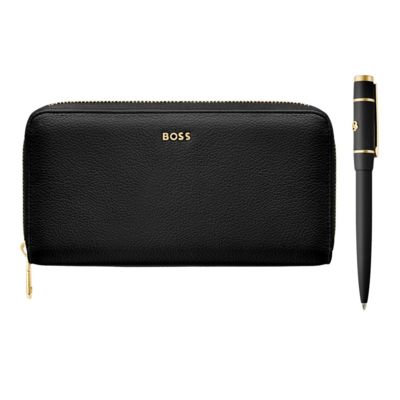 Набор HUGO BOSS (шариковая ручка и дорожный кошелек)