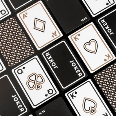Игральные карты 2 колоды Iconic Black