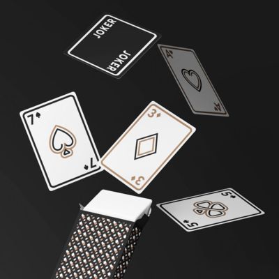 Игральные карты 2 колоды Iconic Black