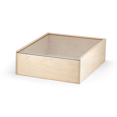 Деревянная коробка BOXIE CLEAR L
