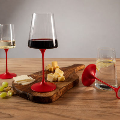 Хрустальный бокал для игристого вина на магните Trebonn SplitGlass, 2 шт, 320 мл