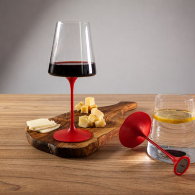 Хрустальный бокал для игристого вина на магните Trebonn SplitGlass, 2 шт, 320 мл