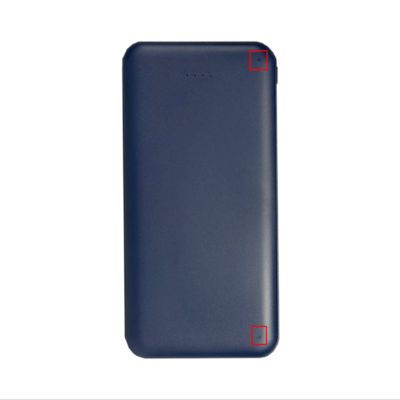 Внешний аккумулятор (powerbank) «Amper», 10 000 mAH, 5V 2.0 A, темно-синий