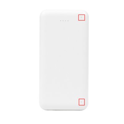 Внешний аккумулятор (powerbank) «Amper», 10 000 mAH, 5V 2.0 A, белый