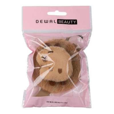 Зеркало Dewal Beauty серия "Капибара" карманное, круглое, складное, 7,5х7,5 см
