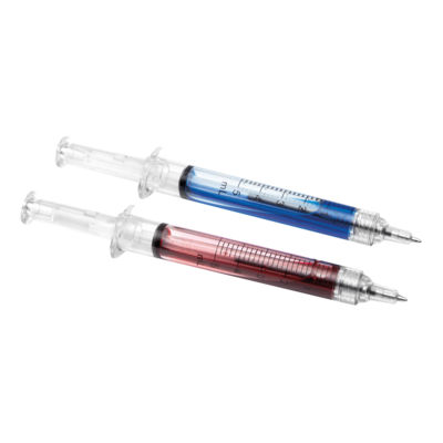 Прозрачная шариковая ручка INJECTION