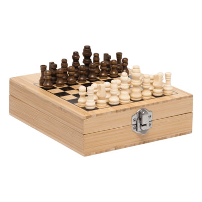 Набор для вина с шахматной игрой BAMBOO CHESS