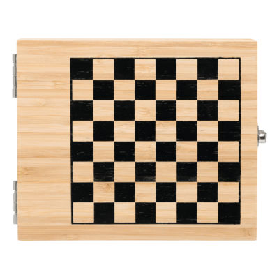 Набор для вина с шахматной игрой BAMBOO CHESS