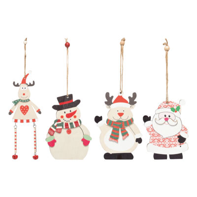 WOODEN CLAUS - Подвеска на ёлку / Рождественская подвеска