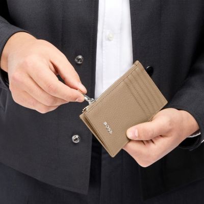 Картхолдер на молнии Classic Grained