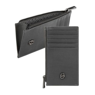Картхолдер на молнии Double B Saffiano
