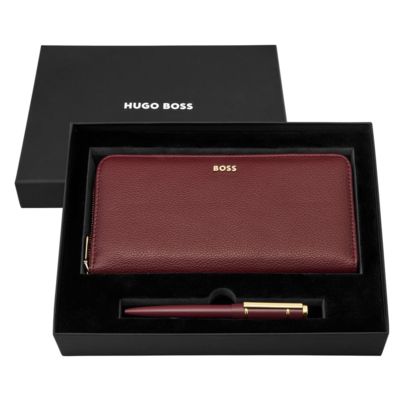 Набор HUGO BOSS (шариковая ручка и дорожный кошелек)