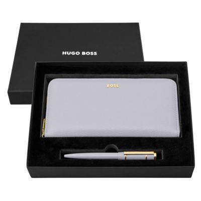Набор HUGO BOSS (шариковая ручка и дорожный кошелек)