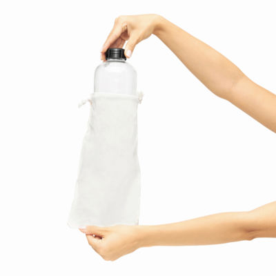 Стеклянная бутылка для напитков DRINK HEALTHY