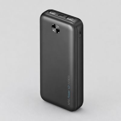 Внешний АКБ NRG Power V2 10000 мА-ч, 2A, 2xUSB, черный, Deppa