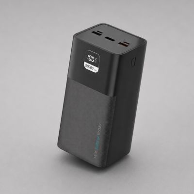 Внешний АКБ NRG Turbo V4 50000 мА-ч, дисплей, черный, Deppa