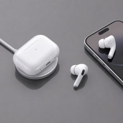 Беспроводные наушники с микрофоном Air Nova 2, TWS, BT5.4, 300 мАч, QI, белый, Deppa