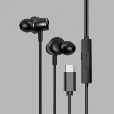 Стереогарнитура Stereo Aura ANC, USB-C, черный, Deppa