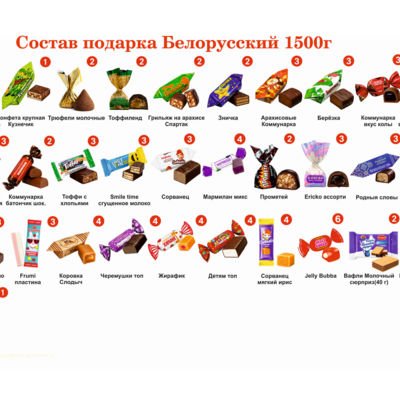 №5 ЗНАЙКА 1500 грамм новогодний подарок белорусский 