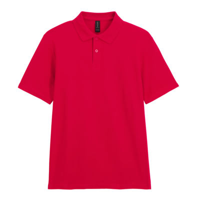 Футболка поло SOFTSTYLE ADULT DOUBLE PIQUE, КРАСНЫЙ XL