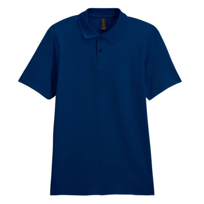 Футболка поло SOFTSTYLE ADULT DOUBLE PIQUE, МОРСКОЙ СИНИЙ 3XL