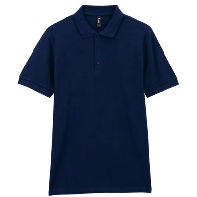 Футболка поло PREMIUM COTTON ADULT DOUBLE PIQUE, МОРСКОЙ СИНИЙ 3XL