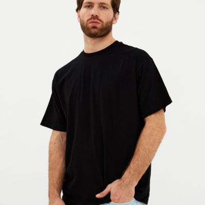 Футболка Oversize Premium, черная, размер M