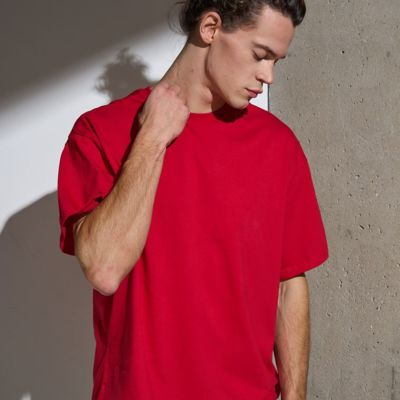 Футболка Oversize Premium, красная