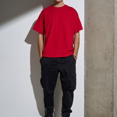 Футболка Oversize Premium, красная