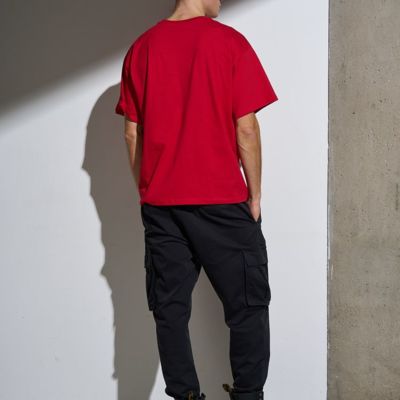 Футболка Oversize Premium, красная