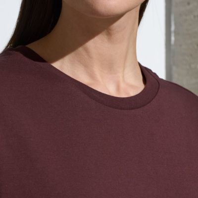 Футболка Oversize Premium, коричневая (шоколад)