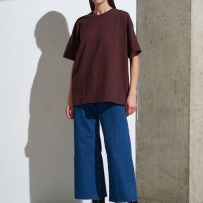 Футболка Oversize Premium, коричневая (шоколад)