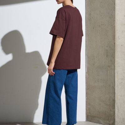 Футболка Oversize Premium, коричневая (шоколад)