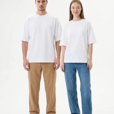 Футболка Oversize Premium 210, белая
