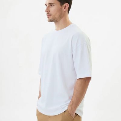 Футболка Oversize Premium 210, белая, размер XXL