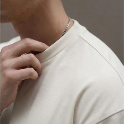 Футболка Oversize Premium 210, молочно-белая