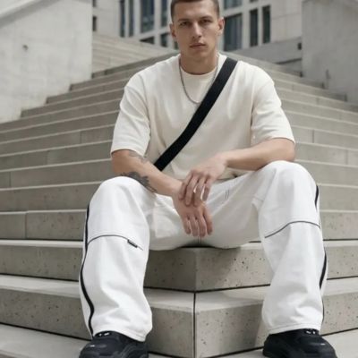 Футболка Oversize Premium 210, молочно-белая