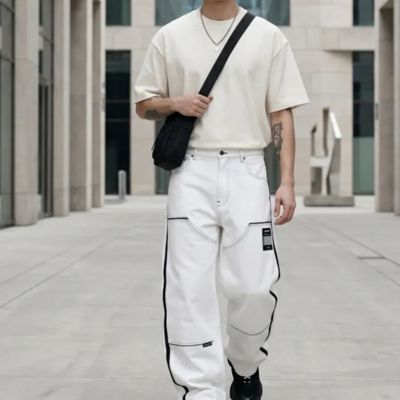 Футболка Oversize Premium 210, молочно-белая