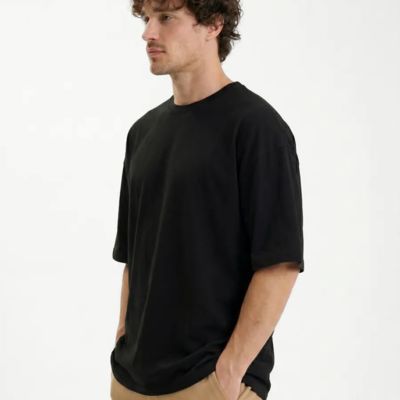 Футболка Oversize Premium 210, черная