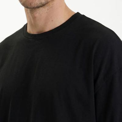 Футболка Oversize Premium 210, черная